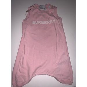 Pink Burberry Romper